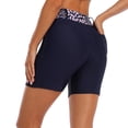 thumbnail image 5 of Women's Board Short High Waist Stretchy Swimsuit Bottom Swim Trunk, 5 of 6