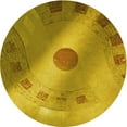 thumbnail image 1 of Ahgly Company Machine Washable Indoor Round Transitional Dark Bisque Brown Area Rugs, 6' Round, 1 of 1