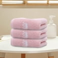 thumbnail image 6 of Vfedsrsge Cute Weather Embroidered Cotton Towel, Soft Absorbent 32s Thick Face Towel, Pink Novelty Hand Towel, Lint Free, 29x13 Inches, 6 of 6