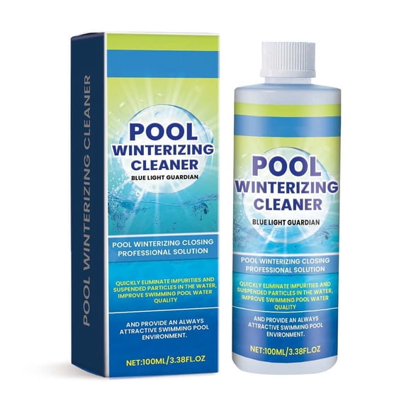100Ml Pool Water Clarifier Swimming Pool Cleaner Agent For Home Public Outdoor Spa Fountain Removes Cloudiness 3.4 Fl Oz