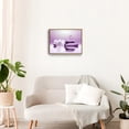 thumbnail image 5 of HFDF Zen Wall Art for Living Room,Flower Pictures Decorative Painting,Relaxing Spiritual Spa Canvas Prints Art Wall Decor for Bedroom Purple Aesthetic Artwork for Home Office, 14x11inch Framed, 5 of 5