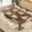 Walnut, variant on TacleeKii 62" Dining Table for 6-8, Rectangle Wooden Kitchen Table with Double Robust Pedestal, for Dining Room, Kitchen, Natural