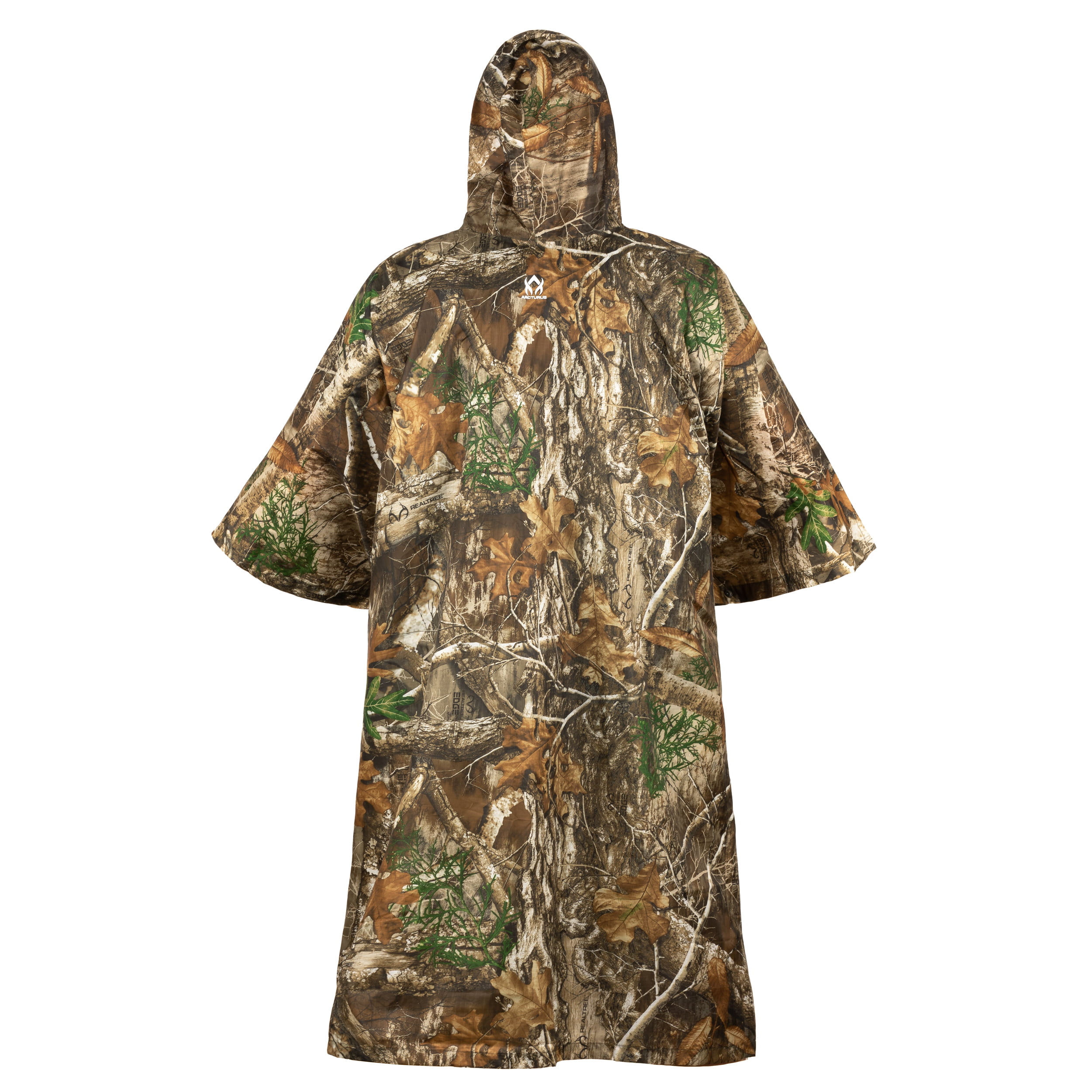 Arcturus Realtree EDGE Camo Rain Poncho for Adults, Reusable Wet Weather  Gear for Hiking, Backpacking or Sporting Events, 54