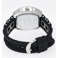 thumbnail image 2 of 50mm Montres Carlo Fashion Silicone Band Clubbing Hip Hop Luxury Men's Watch (Silver/Black), 2 of 4