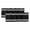 Black White, variant on Sage Green Valances for Windows, Light Filtering Kitchen Curtain Valances 2 Panels, Farmhouse Sage Green White Striped Rod Pocket Short Window Treatments for Living Room Bedroom 42"Wx12"L