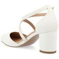 thumbnail image 4 of Journee Women's Foster D'Orsay Block Heel Pump, Wide Width Available, 4 of 10