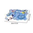 thumbnail image 3 of Diy Assembling Electric Trolley, Children's Educational Puzzle Track Car Play Set, 3 of 5