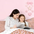 thumbnail image 5 of Erosebridal Pink Gold Leopard 7-Piece Bedding Comforter Set,Cheetah Animal Print King Bedding Sets For Girls Kids,Reversible, 5 of 7