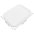 thumbnail image 2 of HONMEET 2 Pcs Rectangular Food Tray Plastic Storage Retro Texture Anniversary, 2 of 6