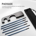 thumbnail image 6 of FINGER TEN Golf Training Aid Tool Upgrade with 6 Pcs Golf Alignment Stick Cover Rods Extra Value 4 in 1, Golf Swing Aiming Putting Practice Trainer Aid Equipment Sports Outdoor (Swing Trainer 4 in 1), 6 of 7