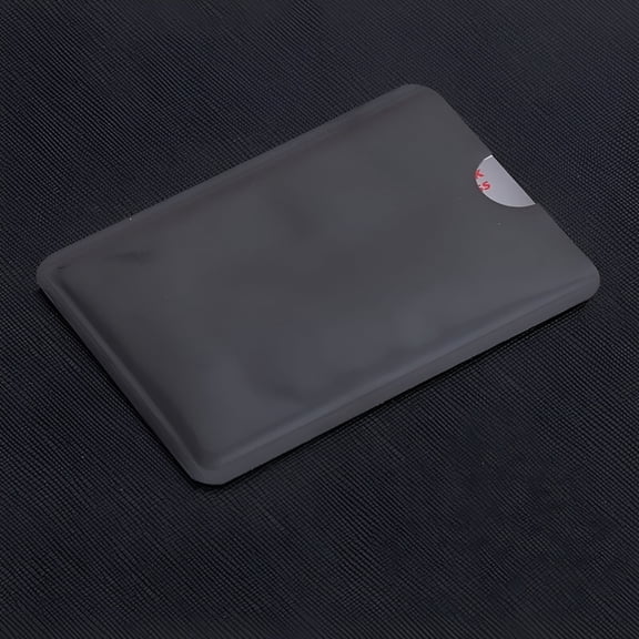 GJX Shielding Signal Aluminum Foil Card Anti-Theft RFID Card Read proof Wallet Cover Anti Scan RFID Blocking Sleeve ID Card Protector Blocker Anti-Scan Card Sleeve For Credit Card Passport -10PCS