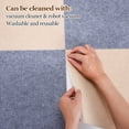 thumbnail image 6 of Uxcell 12" Self Adhesive Carpet Tile, 4 Pcs Small Area Square Polyester Rug Anti-Slip Reusable Peel and Stick Carpet Locker Rug Locker for Tabletop Background Decoration, Brown, 6 of 7