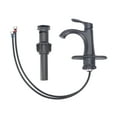 thumbnail image 5 of Better Homes & Gardens Simple Flair Single Hole Bathroom Faucet in Matte Black, 5 of 12