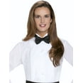 thumbnail image 5 of Luxe Microfiber Women's Button-Down 1/4 Inch Pleated Tuxedo Shirt, Regular Fit Wing Collar - Style Nicole, 5 of 5