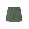 thumbnail image 6 of Npasoilc Capri Cargo Shorts for Teenage Boys Drawstring Elastic Wasit Wide-Leg Shorts with Multi Pockets Lightweight Breathable Shorts Casual Loose Sports Shorts, 6 of 6