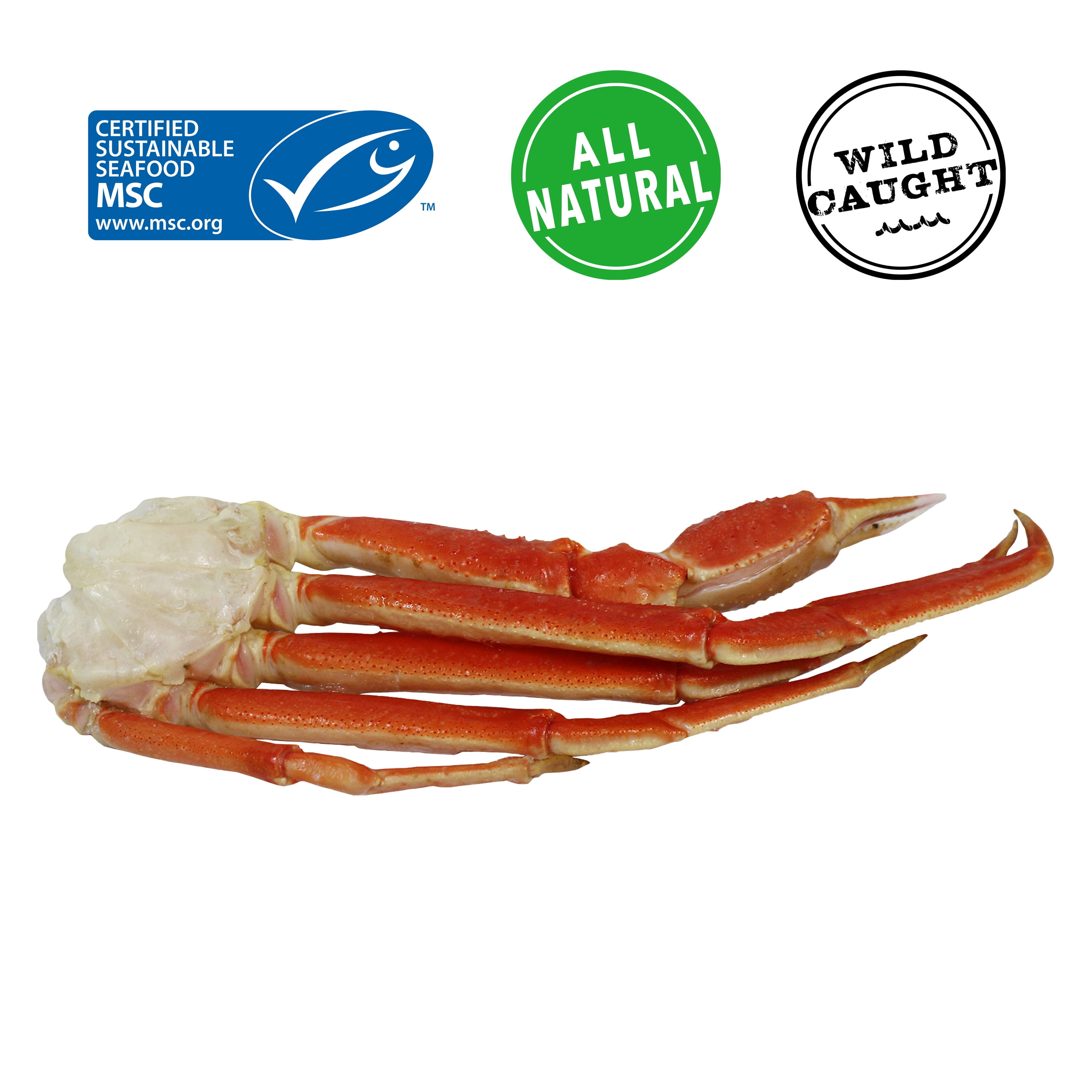 Marketside Frozen Cooked Snow Crab Legs, 1.5 lb Box (Contains Shellfish)