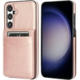 thumbnail image 3 of REQO for Samsung Galaxy S24 Plus Case Wallet with Credit Card Holder, Flip Premium Leather Magnetic Clasp Kickstand Heavy Duty Protective Cover for Samsung Galaxy S24 Plus 6.7" (Rose Gold), 3 of 7