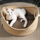 thumbnail image 5 of Nido para gatos hecho a mano Nikou cesta de mimbre, 5 of 15