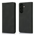 thumbnail image 5 of Allytech Magnetic Case for Samsung Galaxy S24, [3 Card Slots] [1 Cash Slots] Slim PU Leather Shockproof Camera Lens Protection Kickstand Magnetic Closure Luxury Case for Women Men - Black, 5 of 7