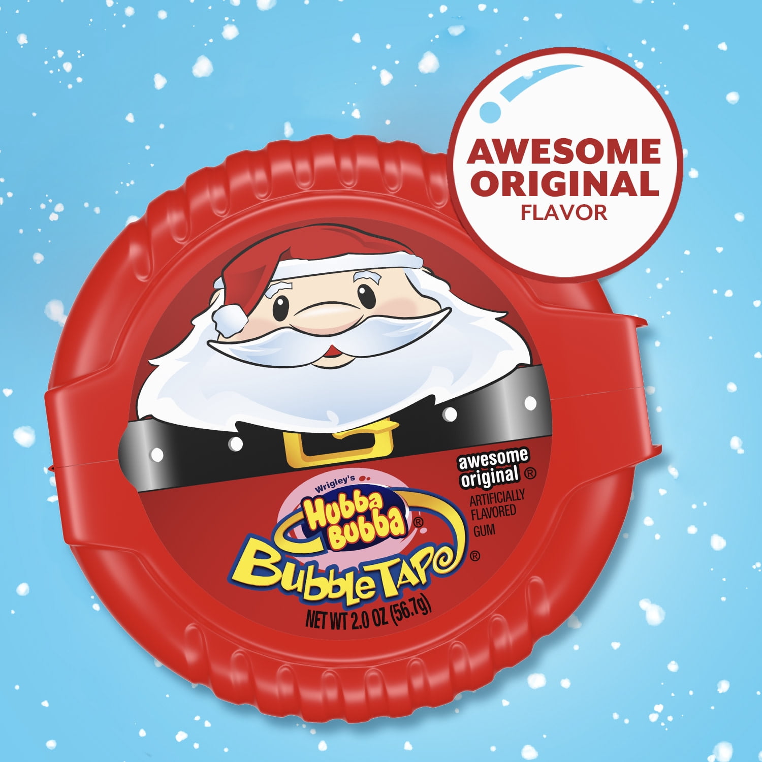 (2 pack) Hubba Bubba Bubble Gum Tape Christmas Candy, 2.0 oz