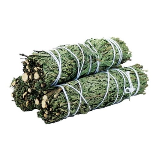Cedar Sage Bavure Bâtons 4 Pouces