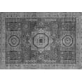 thumbnail image 1 of Ahgly Company Indoor Rectangle Abstract Gray Modern Area Rugs, 7' x 9', 1 of 4