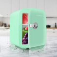 thumbnail image 3 of CROWNFUL Mini Fridge, 4 Liter/6 Can Portable Cooler and Warmer Personal Refrigerator, AC/DC,Green, 3 of 8