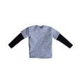 thumbnail image 1 of Figura masculina a escala 1/6, ropa, accesorio de disfraz, ropa informal, pantalones de manga larga Tops, 1 of 9