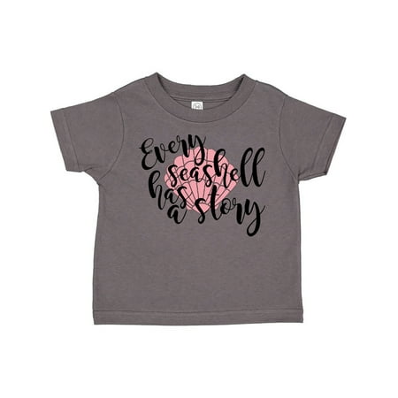 

Inktastic Every Seashell Has a Story Gift Toddler Boy or Toddler Girl T-Shirt