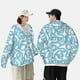 thumbnail image 4 of Fotbe Blue Snake Chaqueta con Protección Solar UPF 50+ para Hombre y Mujer, Camisa con Capucha y Bolsillos-XX-Large, 4 of 7
