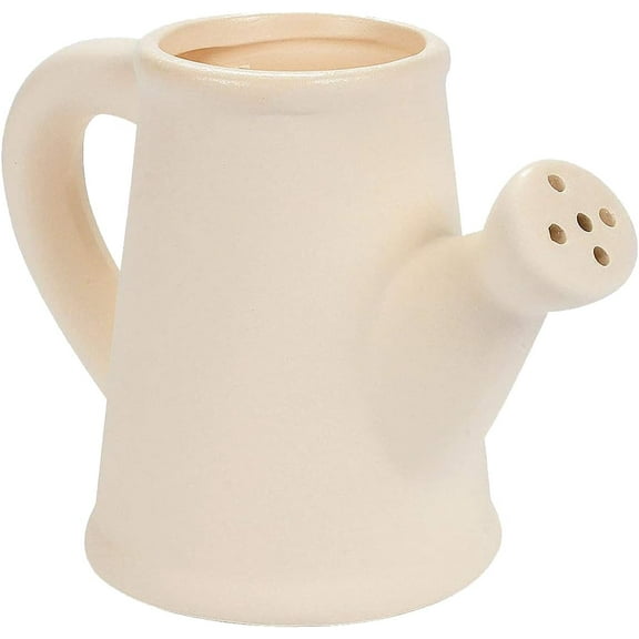 Fun Express 12 Pieces Do It Yourself Ceramic Watering Can Planter, Craft Kits