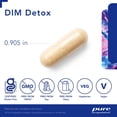thumbnail image 3 of Encapsulaciones Puras DIM Detox | Apoyo suplementario para la desintoxicación y la salud celular* | 60 Cápsulas, 3 of 5