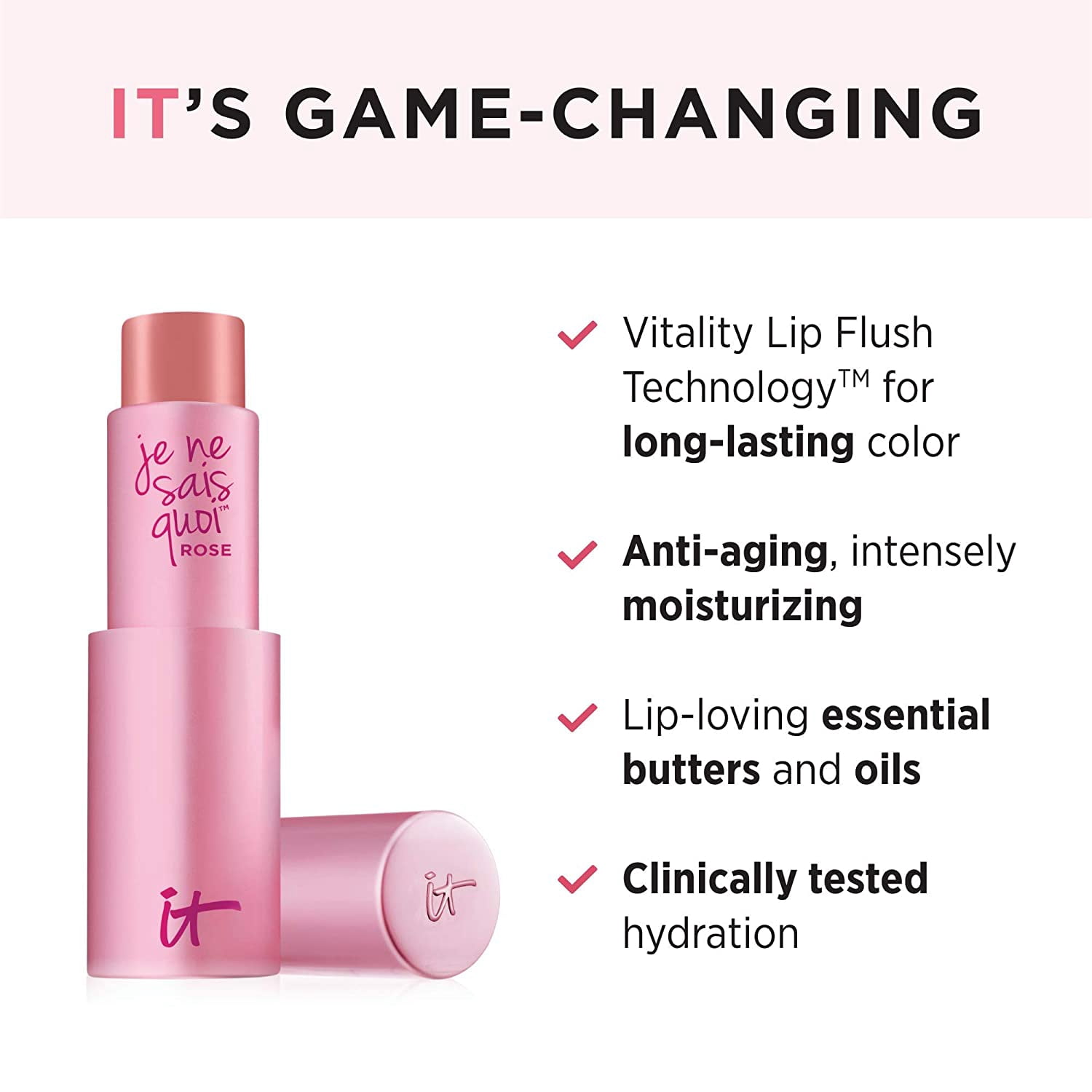It Cosmetics Je Ne Sais Quoi Lip Balm Rose
