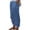 Blue, variant on Sijiajgjfu Cotton Linen Pants for Women 2025 High Waisted Wide Leg Trousers Summer Gauze Palazzo Trousers Beige L