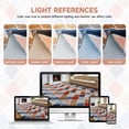 thumbnail image 4 of CozyDesg 4ftx6ft Area Rugs,Shag Fluffy Checkered Rugs for Living Room,Bedroom,Modern Room Decor Carpet, Non-Slip Floor Rug,Colorful A, 4 of 9