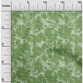 thumbnail image 1 of oneOone Polyester Lycra Mint Green Fabric Leaves & Floral Geometric Sewing Craft Project Fabric Prints By Yards 56 Inches Wide, 1 of 4