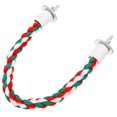 thumbnail image 2 of Soft Cotton Rope Bird Perch Stand – Chew Resistant, Comfortable Climbing Accessory for Parakeet Bird Cage Playgrounds, 2 of 5
