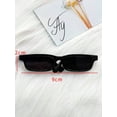 thumbnail image 3 of Pet Cat Sunglasses Rectangular Plastic Glasses Cat Eye Protection, 3 of 3
