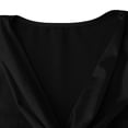 thumbnail image 7 of Satin Formal Dresses for Women Cowl Neck Wedding Guest Prom Dresses Sleeveless Evening Silk Dress Black, XL, 7 of 7