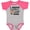 Heather and Hot Pink, variant on Inktastic I Watch Football with My Nana Boys Baby Bodysuit