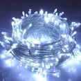 thumbnail image 4 of Viworld 33ft 100 LED Christmas String Lights, 8 Modes Twinkle Fairy Lights Main Plug in, Waterproof Connectable Decorative Light for Wedding Party Christmas Tree Halloween, Cool White, 4 of 9
