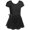 Z51410 Black, variant on NordicNest Little Girls' Dresses Long Sleeve Ballet Skirted Leotards Dance Tutu Outfit Ballerina Dress for Girl