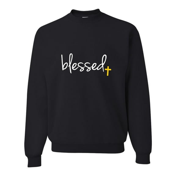 Adult Blessed Christian Humble Sweatshirt Crewneck