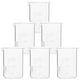 thumbnail image 1 of Juego de 6 vasos de precipitados de vidrio para química y laboratorio., 1 of 7
