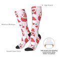 thumbnail image 4 of Fotbe Valentine Gnomes Calcetas Divertidas Estampadas para Hombre y Mujer, Calcetas de Algodón hasta la Rodilla para Caminar, Correr, Enfermería y Embarazo, 4 of 6