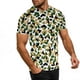 thumbnail image 4 of Ceisia Men's Slim Fit Green Tan Geometric Camouflage Print Crew Neck Short Sleeve Casual T-Shirt Gifts, 4 of 9