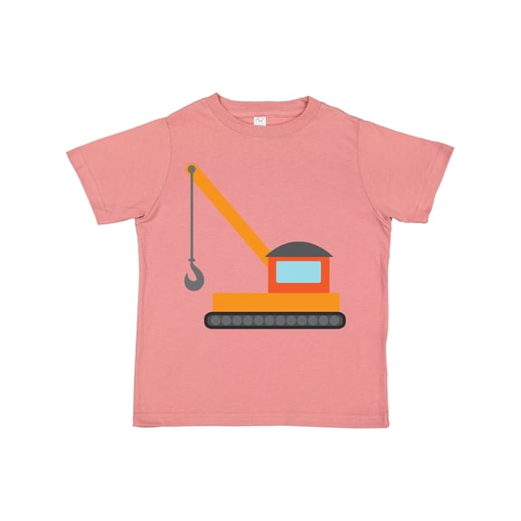Inktastic Kids Construction Crane Boys or Girls Toddler T-Shirt