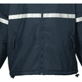 thumbnail image 5 of AFC Men's Safety Jacket Windproof Water Resistant Coat Navy Only in 3X & 4X, 5 of 5
