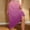 006 Purple, variant on WRFWUL Women's Asymmetrical Midi Skirt with Ruffled Hem Ombre Gradient And Elastic Waist A-Line Casual Flowy Summer Skirt