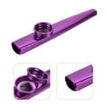 thumbnail image 4 of Uxcell Kazoo Musical Instrument Aluminum Alloy Purple with Beautiful Gift Cylindrical Box, 4 of 7